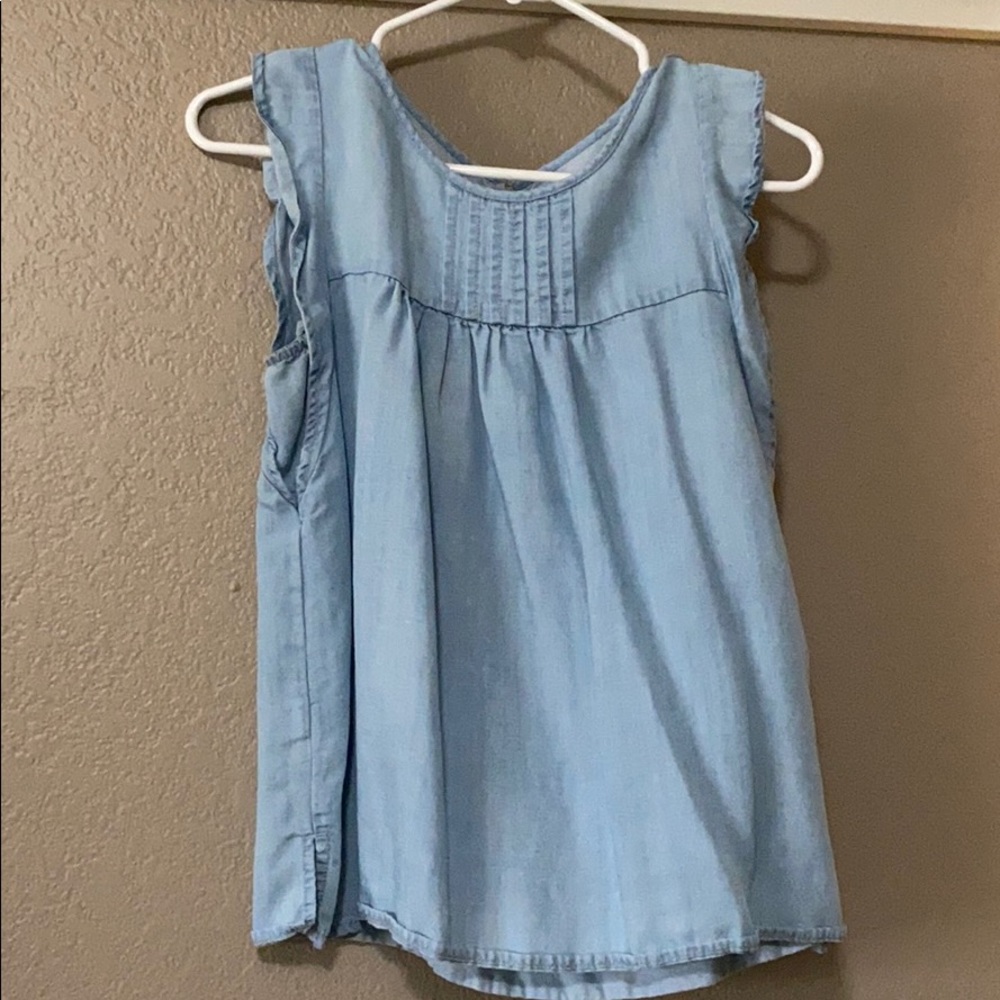 Jean Material Baby Doll Top